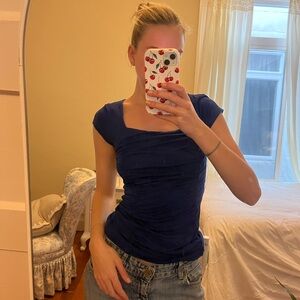 Inc International Concepts Blue Short Sleeve T-Shirt